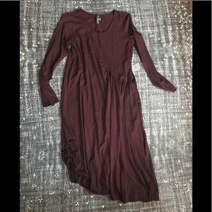 Noblu purple rayon dress gorgeous runs like M/L